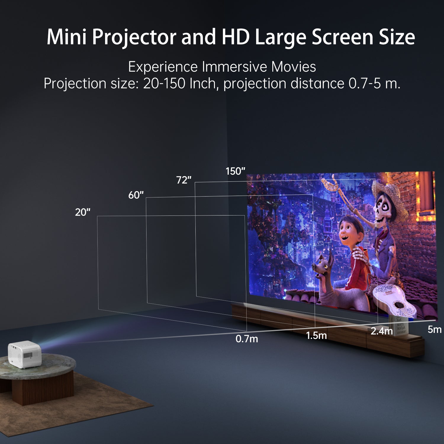 QIAOLET K1 LCD Projector